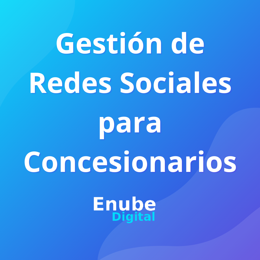 Gestión de Redes Sociales para Concesionarios